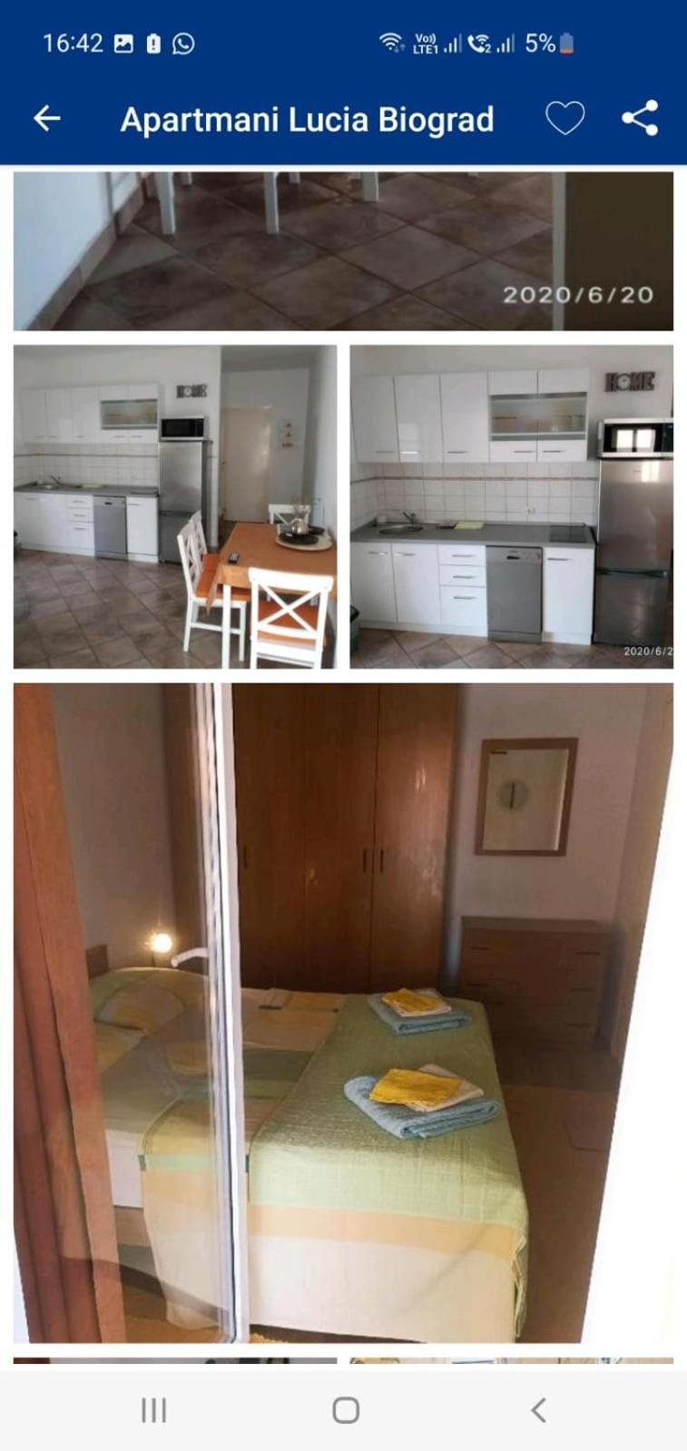Apartmani Lucia Biograd Biograd na Moru Kültér fotó